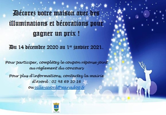 Concours des maisons illuminées