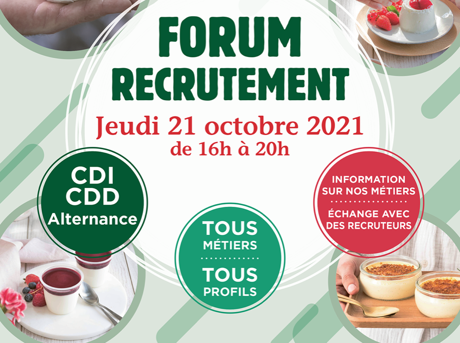Forum recrutement aux laiteries Triballat