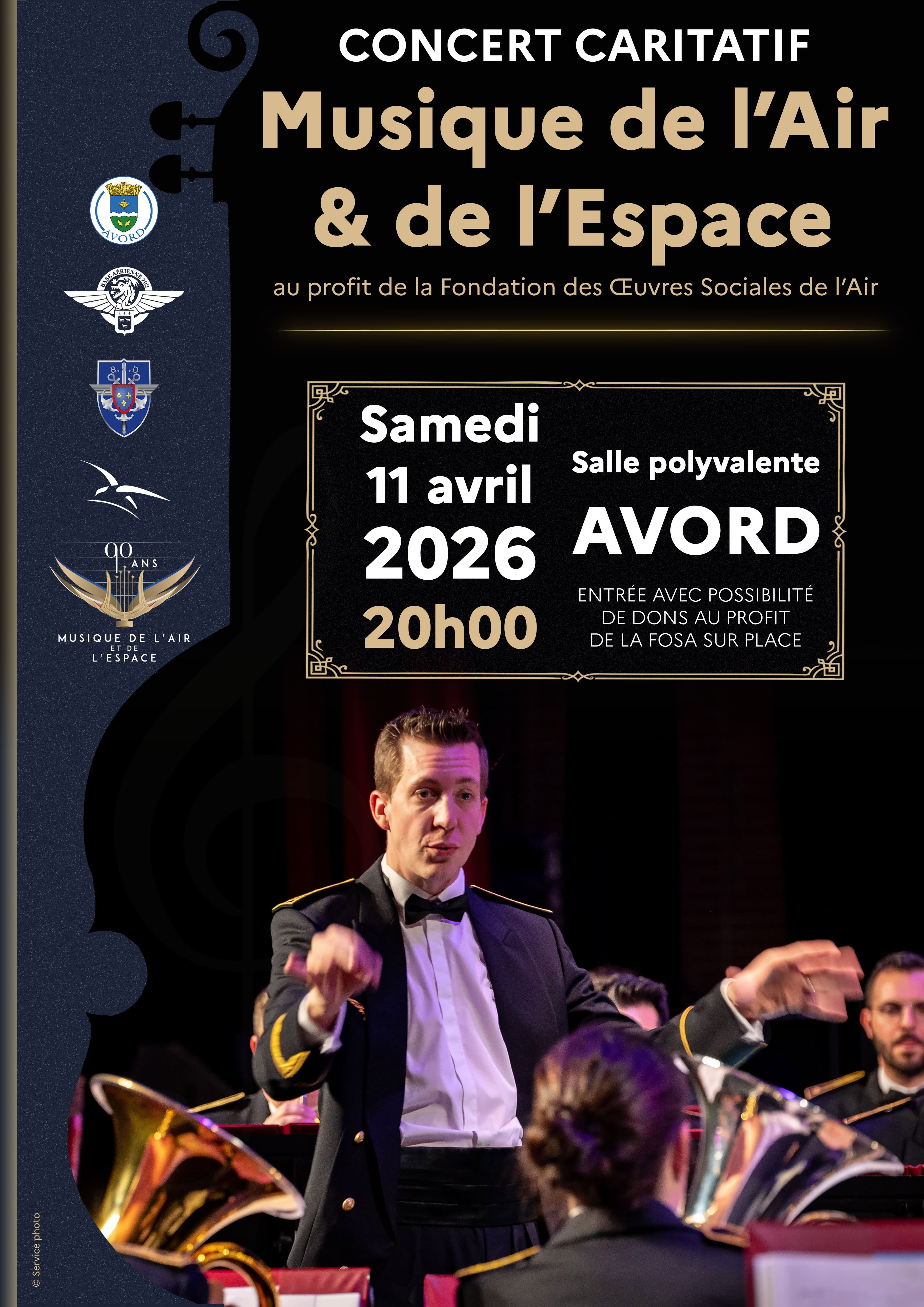 Concert Musique de l'Air et de l'Espace @ Salle Polyvalente