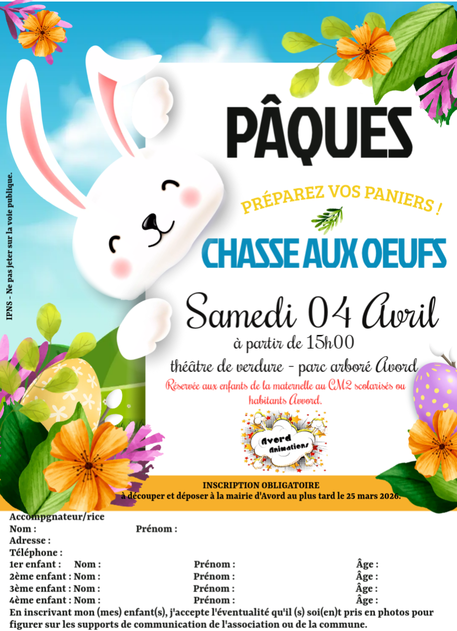 Pâques - Chasse aux oeufs @ Parc arboré