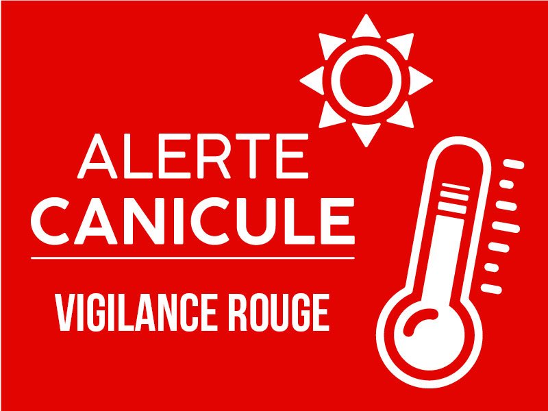 ALERTE – VIGILANCE ROUGE CANICULE