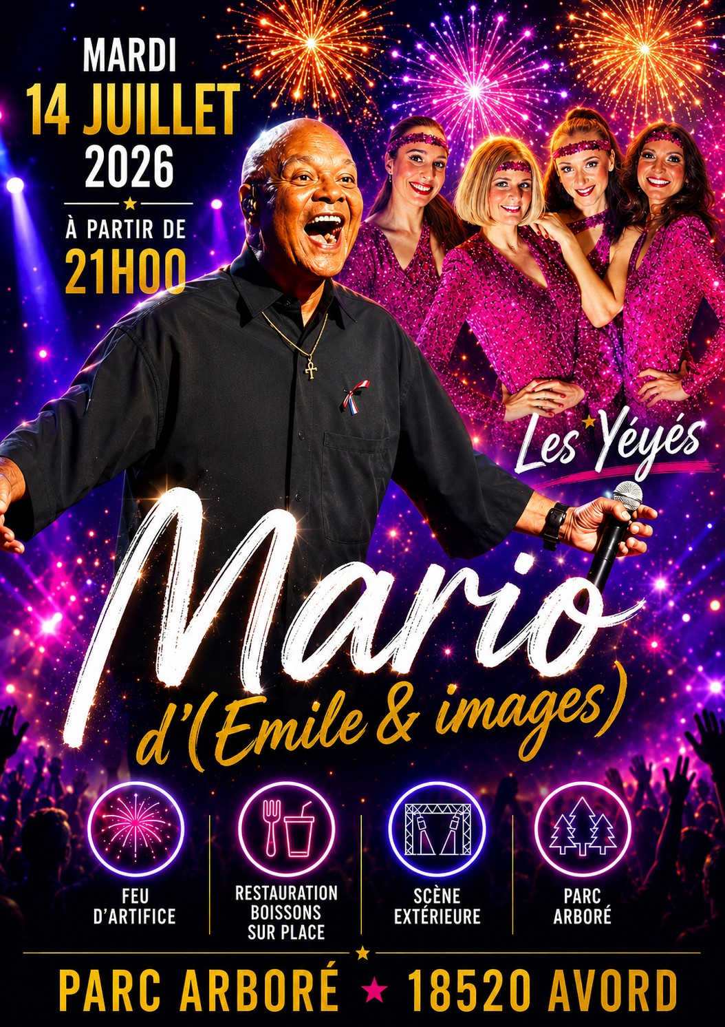 Festivités du 14 juillet 2026 @ Parc arboré