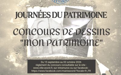JOURNÉES DU PATRIMOINE – CONCOURS DE DESSINS