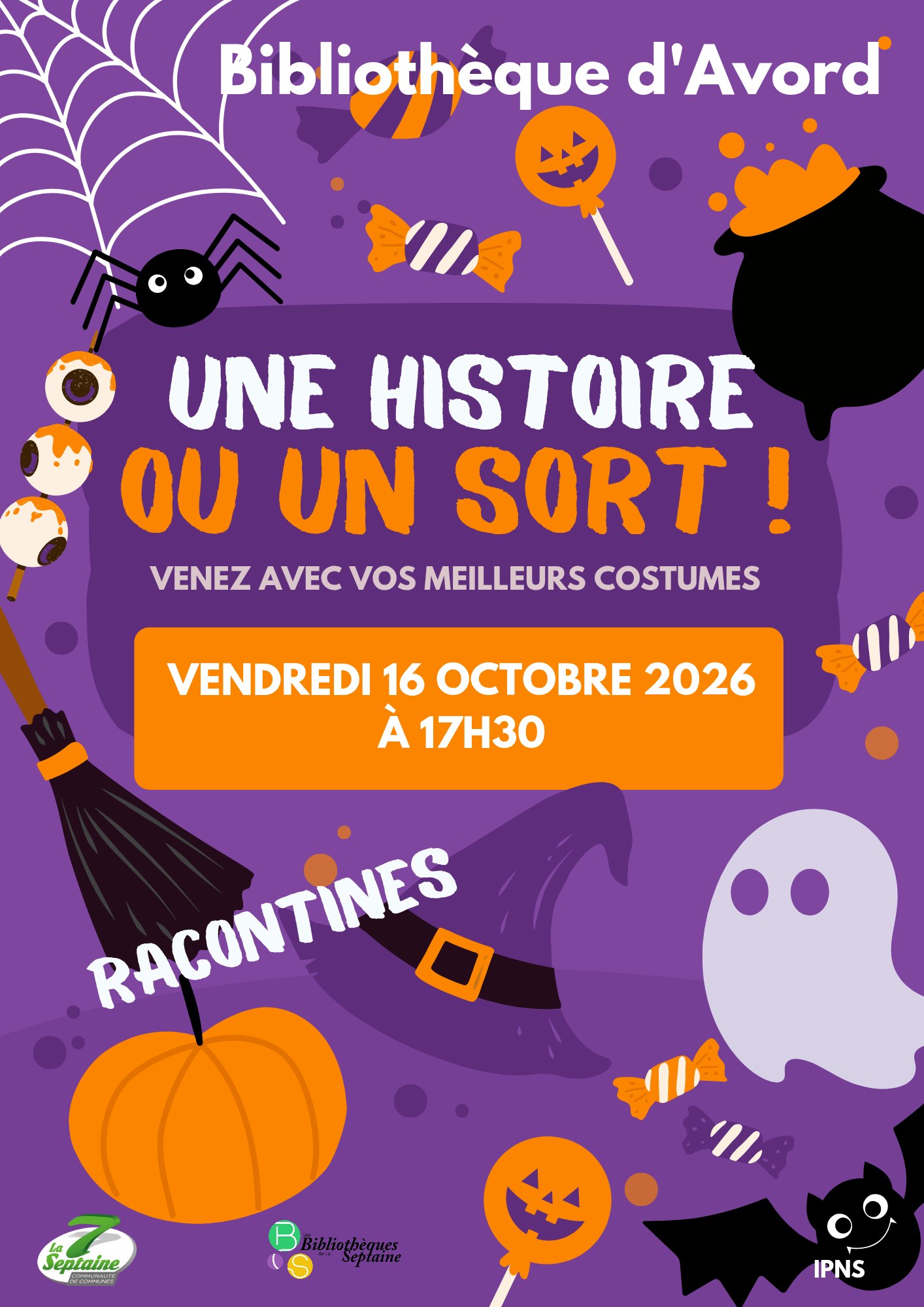 Une histoire ou un sort @ Bibliothèque